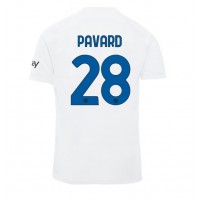 Camisa de Futebol Inter Milan Benjamin Pavard #28 Equipamento Secundário 2023-24 Manga Curta